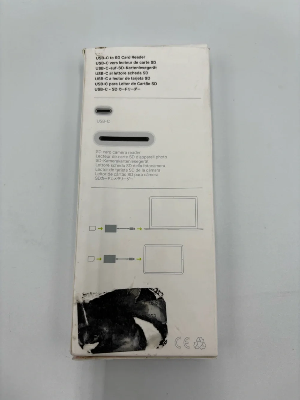 Apple USB-C to SD Card Reader Adapter Original Brand New for iPad iMac MacBook